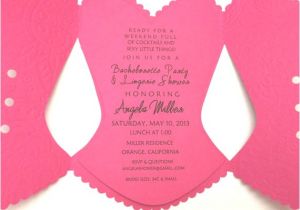 Corset Bridal Shower Invitations Corset Bridal Shower Bachelorette Invitation Pink with Lace