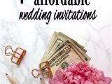 Cost Of Diy Wedding Invitations Wedding 7 Tips for Low Cost and Affordable Wedding