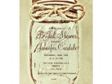 Country Bridal Shower Invites Mason Jar Rustic Country Bridal Shower Invitations