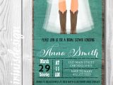 Country Bridal Shower Invites Rustic Cowgirl Bridal Invitation Country Bridal Shower