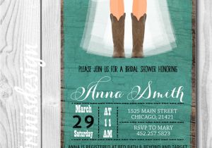 Country Bridal Shower Invites Rustic Cowgirl Bridal Invitation Country Bridal Shower