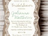 Country Chic Bridal Shower Invitations Rustic Burlap Lace Bridal Shower Burlap Rustic Lace