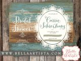 Country Chic Bridal Shower Invites Rustic Bridal Shower Invitation Country Chic Vintage Lace