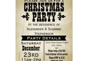 Country Christmas Party Invitations Country Christmas Gifts T Shirts Art Posters Other