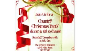 Country Christmas Party Invitations Country Mason Jar Christmas Party Invitations Zazzle
