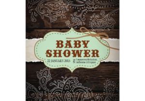 Country themed Baby Shower Invitations Rustic Country themed Baby Shower 5×7 Paper Invitation