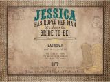 Country themed Bridal Shower Invitations Bridal Wedding Shower Invitation She S Roped Her Man
