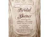 Country themed Bridal Shower Invitations Country Mason Jar Rustic Bridal Shower Invitations