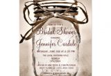 Country themed Bridal Shower Invites Country Mason Jar Rustic Bridal Shower Invitations 4 5" X
