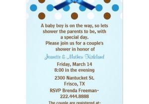 Couple Baby Shower Invites Baby Boy Couple S Baby Shower Invitation 13 Cm X 18 Cm