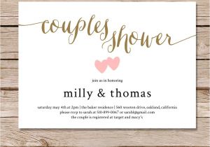 Couples Wedding Shower Invites Couples Shower Invitation Couples Wedding Shower Invite