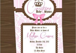 Couture Baby Shower Invitations 33 Best Baby Shower themes Images On Pinterest Baby