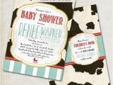 Cow Print Baby Shower Invitations Cow Print Baby Shower Invitation Milkaholic Cow by