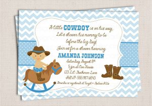 Cowboy Baby Shower Invites Western Baby Shower Invitations