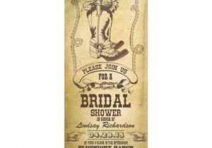 Cowboy Boot Bridal Shower Invitations Western Cowboy Boots Bridal Shower Invitations