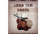 Cowboy Boot Wedding Invitations Country Cowboy Boots Farm Wedding Invitation Greeting Card