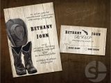 Cowboy Boot Wedding Invitations Country Wedding Invitation Print Printable Invitation