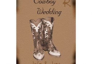 Cowboy Boot Wedding Invitations Western Cowboy Boots Wedding Invitation 5 Quot X 7 Quot Invitation