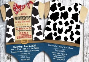 Cowboy themed Baby Shower Invitations Western Baby Shower Ideas Baby Ideas