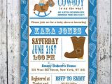 Cowboy themed Baby Shower Invites Cowboy themed Baby Shower Items for Western theme