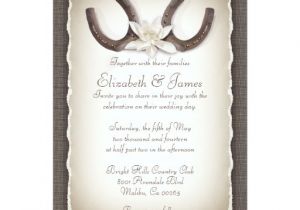 Cowboy Wedding Invitations Templates Western Wedding Invitations Zazzle