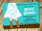 Cowgirl Bridal Shower Invitations Cowgirl Boots Wedding Bridal Shower Invitation Choose Your