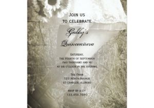 Cowgirl Quinceanera Invitations Cowgirl and Sunflowers Country Quinceanera Invite Zazzle