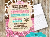 Cowgirl Quinceanera Invitations Girly Cowgirl Western Quinceanera Invitations Sweet