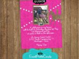 Cowgirl Quinceanera Invitations Pink Western Cowgirl Quinceanera Photo Invitations Sweet