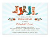 Cowgirl themed Bridal Shower Invitations Cowgirl Boots Bridal Shower Invitation 5" X 7" Invitation