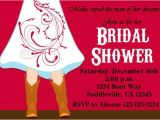 Cowgirl themed Bridal Shower Invitations Cowgirl Boots Wedding Bridal Shower Invitation by
