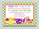 Craft Birthday Party Invitations Arts and Crafts Birthday Party Invitation Art Birthday
