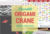 Cranes Wedding Invitations 11 Incredible origami Crane Wedding Invitations