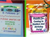 Crayola themed Party Invitations A Colorful Crayola Birthday Party Celebrations at Home