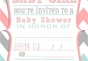 Create A Baby Shower Invitation for Free Baby Shower Invitations Free Printable