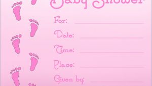 Create A Baby Shower Invitation Free Free Printable Baby Shower Invitations for Girls