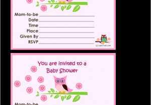 Create A Baby Shower Invitation Online Free Free Baby Shower Invitations for Girls