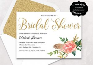 Create Bridal Shower Invitations Free Wedding Shower Invitation Templates