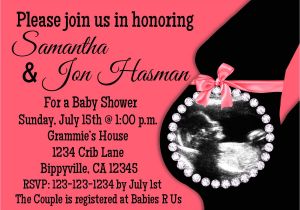 Create My Own Baby Shower Invitations Baby Shower Ultrasound Invitations