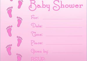Create Your Own Baby Shower Invitations Free Online Free Printable Baby Shower Invitations for Girls