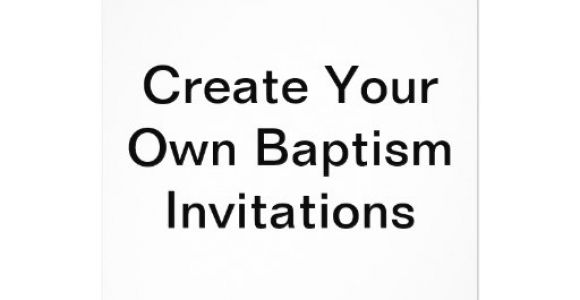 Create Your Own Baptism Invitations Free Create Your Own Baptism Invitations 5" X 7" Invitation