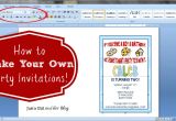 Create Your Own Birthday Invitation Template Create Birthday Invitations Free Printable