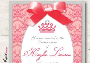 Create Your Own Quinceanera Invitations Coral Quinceanera Invitations Sansalvaje Com