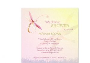 Creative Bridal Shower Invitations Dragonfly theme Unique Bridal Shower Invitations 5 25