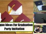 Creative Graduation Party Invitations Unique Ideas for Graduation Party Invitation How to Make