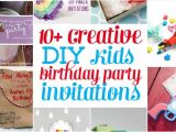 Creative Invitation Ideas for Birthdays 10 Creative Diy Kids Birthday Party Invitations Design