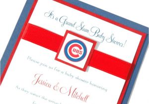 Cubs Baby Shower Invitations Babyshower Invites Chicago Cubs Baseball and Cubs