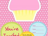 Cupcake Party Invitation Template Free 5 Best Images Of Cupcake Birthday Party Invitations