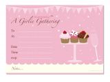 Cupcake Party Invitation Template Free Best Photos Of Cupcake Birthday Party Invitation Templates