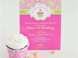 Cupcake Party Invitation Wording A Cupcake themed 1st Birthday Party with Paisley and Polka